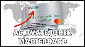 How to Activate Joker MasterCard Online 2023?