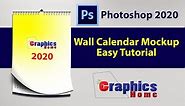How To Create a Professional Wall Calendar Mock-up in Photoshop