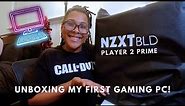NZXT Player 2 Prime PC Unboxing! 💻✨| MY FIRST GAMING PC