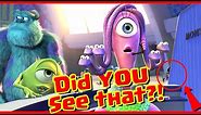 Monsters inc. Easter Eggs and Hidden Messages