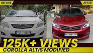 Magnificent Modification of Corolla Altis | Interior Exterior Modification by Autorounders