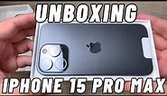 UNBOXING iPhone 15 PRO MAX 512G BLACK TITANIUM
