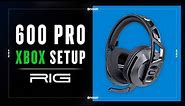 RIG 600 PRO HX Wireless Headset Setup for Xbox Series X and Xbox Series S