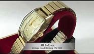 SR Top Review 10 Review Best Of Bulova Vintage Watches EP.25