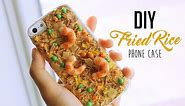 DIY Fried Rice Phone Case Tutorial