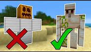 How to Make an Iron Golem in Minecraft (All Versions)