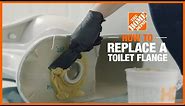 How to Replace a Toilet Flange | Toilet Repair | The Home Depot