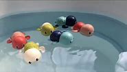 Bath Toy,Cute Animal Clockwork Bathtub Swimming Pool Toy,Baby Bath Toys for Toddlers 1-3, Boys & Girls Water Bath Toy Set,5 Pack