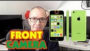 Apple iPhone 5c Front Facing Camera Video Test