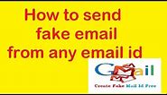 How to send fake email from any email id : Hack Tech
