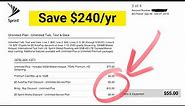 Sprint Unlimited Data Plans - 3 Hidden Discounts Can Save You $240