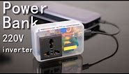 Power bank to AC 220V DIY type-C Inverter