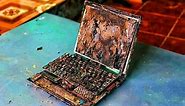 Restoration a destroyed 20-year-old LENOVO laptop | Rebuild and restore LENOVO laptops