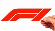 How to Draw the New Formula 1 F1 Logo