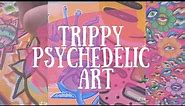Trippy Psychedelic Art Compilation #1 | Tiktok Art Compilation | with cool tunes