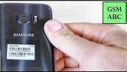 Where is located S/N (serial number) and IMEI on Samsung Galaxy S7, S7 edge