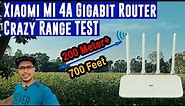 Xiaomi MI 4a Gigabit 1200 MBPS router insane range test. 250 meter + Range In Openspace