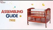 Tinnies Wooden Cot | Brown Cot | T902-021 | Assembling Guide