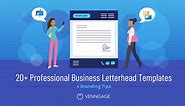 23 Business Letterhead Examples   Branding Tips - Venngage