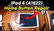 iPad 5 A1822 Home Button Replacement (4K Home Button Repair Video)