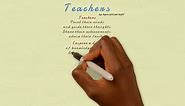 Teacher Poems & Quotes --Teachers