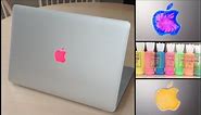 DIY MacBook Apple Sticker