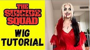 WIG TUTORIAL for Harley Quinn from "The Suicide Squad"