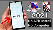 MIUI 12 Google Account/FRP Bypass |All Xiaomi Redmi |Without PC