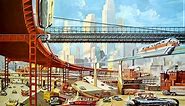 Retro Futurism Cities