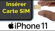 Comment mettre une Carte SIM dans un iPhone 11, insérer carte SIM iPhone 11 (Pro & Pro Max)