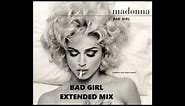 Madonna Compact Disc Maxi Single : Bad Girl : Extended Mix :