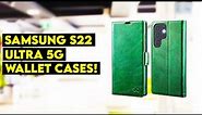 Top 5 Best Samsung S22 Ultra 5G Wallet Cases 2022!🔥✅ [Quality Case]