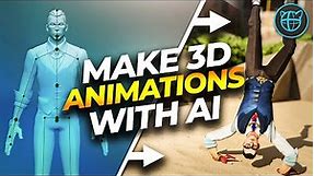 How to make CUSTOM 3D ANIMATIONS using NEW FREE AI TOOL! | Cascadeur Tutorial