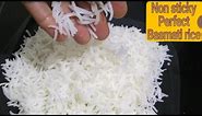 How to boil rice | how to cook rice | Tips To make perfect non sticky basmati rice | biryani rice