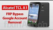 How to Unlock Alcatel TCL A1 A501DL FRP Bypass Google Account Removal SimLock Code Method #google
