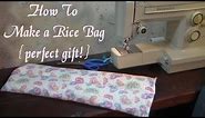 perfect handmade gift rice bag