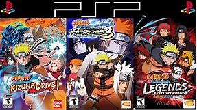 All Naruto Games on PSP