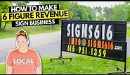 How to Start $20K/Month Custom Sign Business