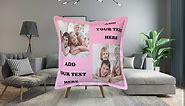 Custom Pillow case Personalized Pillowcase Double Side Print Customized Pillow Cover with Pictures,Photo,Text Decorative Pillows