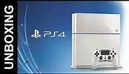 Sony PlayStation 4 (White) Unboxing
