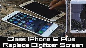 SOLVED - How to Replace Cracked iPhone LCD Screen | Fix Cracked Digitizer iPhone 6 Plus