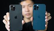So sánh 2 màu đẹp nhất trên iPhone 12 Pro: Đen Graphite và Xanh Pacific
