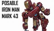 LEGO MOC-143853 Posable Iron Man Mark 43 (Super Heroes Marvel > Iron Man 2023)