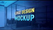 3D Glass Window Logo Mockup - ✍ EASY Adobe Photoshop Tutorial