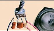increase bass/treble for speakers with 1 Potentiometer and capacitor
