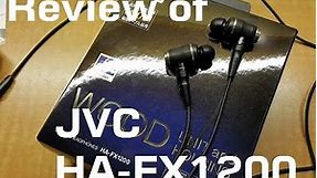 The Unboxing and Review of JVC HA-FX1200