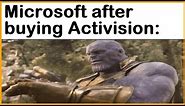 Microsoft Buys Activision Blizzard Memes