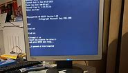 Newly open-sourced MS-DOS 4 installed on an IBM Personal System/2 with a 16 MHz Intel 386 CPU — took 70 minutes to build