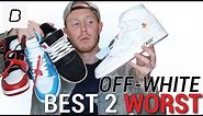ENTIRE OFF WHITE X NIKE COLLECTION RANKED WORST TO BEST & THEIR RESALE VALUES