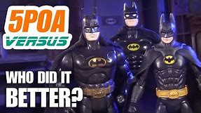 BEST MICHAEL KEATON BATMAN? Toy Biz vs Kenner Dark Knight Collection vs Mattel Action Figure Review